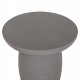 ΤΡΑΠΕΖΙ ΒΟΗΘΗΤΙΚΟ FIBER CEMENT ΣΤΡΟΓΓΥΛΟ HIKARI HM6593.01 ΓΚΡΙ Φ46x48Υεκ.