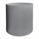 ΤΡΑΠΕΖΙ ΒΟΗΘΗΤΙΚΟ FIBER CEMENT ΣΤΡΟΓΓΥΛΟ KYOKO HM6592.01 ΓΚΡΙ Φ40x43Υεκ.