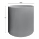 ΤΡΑΠΕΖΙ ΒΟΗΘΗΤΙΚΟ FIBER CEMENT ΣΤΡΟΓΓΥΛΟ KYOKO HM6592.01 ΓΚΡΙ Φ40x43Υεκ.