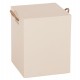 ΣΚΑΜΠΟ ΤΕΤΡΑΓΩΝΟ FIBER CEMENT ΜΕ ΧΕΡΟΥΛΙΑ ZAK HM6581.02 ΣΕ ΜΠΕΖ 36x36x45,5Υεκ
