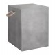 ΣΚΑΜΠΟ ΤΕΤΡΑΓΩΝΟ FIBER CEMENT ΜΕ ΧΕΡΟΥΛΙΑ ZAK HM6581.01 ΣΕ ΓΚΡΙ 36x36x43Υεκ