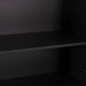 ΒΙΒΛΙΟΘΗΚΗ ΓΡΑΦΕΙΟΥ MAVIX HM2160 ΜΕΛΑΜΙΝΗ ΓΚΡΙ-ΚΑΡΥΔΙ 80Χ40Χ180Υεκ.