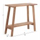 ΚΟΝΣΟΛΑ TALIBER HM18256 ΞΥΛΟ TEAK ΣΕ ΦΥΣΙΚΟ ΧΡΩΜΑ 90x30x77Υεκ.