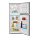 Inventor DPC143NFI Ψυγείο Δίπορτο 197lt Total NoFrost Υ143xΠ55xΒ56εκ. Inox E
