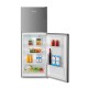 Inventor DPC143NFI Ψυγείο Δίπορτο 197lt Total NoFrost Υ143xΠ55xΒ56εκ. Inox E