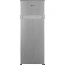 Inventor DPC1430S Δίπορτο Ψυγείο 206lt Υ142.6xΠ54.5xΒ55.5cm Inox E