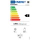 Inventor DP1430SEL Ψυγείο Δίπορτο 204lt Υ143xΠ55xΒ55εκ. Ασημί E