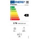 Inventor DP1430WEL Ψυγείο Δίπορτο 204lt Υ143xΠ55xΒ55εκ. Λευκό E