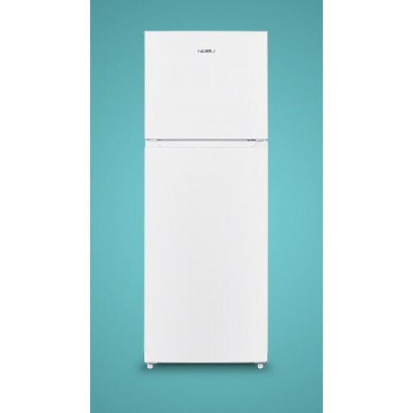 Nobu NB170NFW Ψυγείο Δίπορτο 334lt Total NoFrost Υ170.5xΠ60.5xΒ68εκ. Λευκό E
