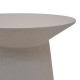 419-000024 Τραπέζι σαλονιού Peble pakoworld MGO cappuccino Φ55x50εκ