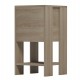 ΚΟΜΟΔΙΝΟ ARGUS HM18378.01 ΜΕΛΑΜΙΝΗ SONAMA 30x30x55Υεκ.