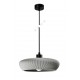 4102-B-Gray Inlight Κρεμαστό Γύψινο Φωτιστικό E27, Γκρι, D:30x8,5cm(4102-B-Gray)