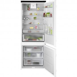 AEG NSC8T751DS Εντοιχιζόμενος Ψυγειοκαταψύκτης 375lt No Frost Υ188.4xΠ54.9xΒ69.6cm D