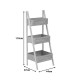 370-000040 Ραφιέρα επιδαπέδια 3όροφη Scandy pakoworld mdf-rattan σε φυσική απόχρωση 44x37x110εκ