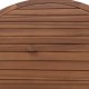LOUNGE ΣΕΤ SANJI HM21214 ΤΡΑΠΕΖΙ & 2 ΠΟΛΥΘΡΟΝΕΣ--ΞΥΛΟ ΑΚΑΚΙΑΣ-ΑΛΟΥΜΙΝΙΟ-ΣΧΟΙΝΙ
