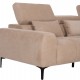 ΚΑΝΑΠΕΣ ΔΕΞΙΑ ΓΩΝΙΑ DIVYA HM3267.11R ΜΠΕΖ ΥΦΑΣΜΑ 260x100-174x104Υεκ.