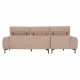 ΚΑΝΑΠΕΣ ΑΡΙΣΤΕΡΗ ΓΩΝΙΑ DIVYA HM3267.11L ΜΠΕΖ ΥΦΑΣΜΑ 260x100-174x104Υεκ.