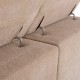 ΚΑΝΑΠΕΣ ΑΡΙΣΤΕΡΗ ΓΩΝΙΑ DIVYA HM3267.11L ΜΠΕΖ ΥΦΑΣΜΑ 260x100-174x104Υεκ.