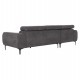 ΚΑΝΑΠΕΣ ΑΡΙΣΤΕΡΗ ΓΩΝΙΑ DIVYA HM3267.12L ΓΚΡΙ ΥΦΑΣΜΑ 260x100-174x104Υεκ.