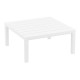 20-0941 PORTOFINO LOUNGE ΤΡΑΠΕΖΙ WHITE 70X70X33εκ. ΠΟΛ/ΝΙΟΥ