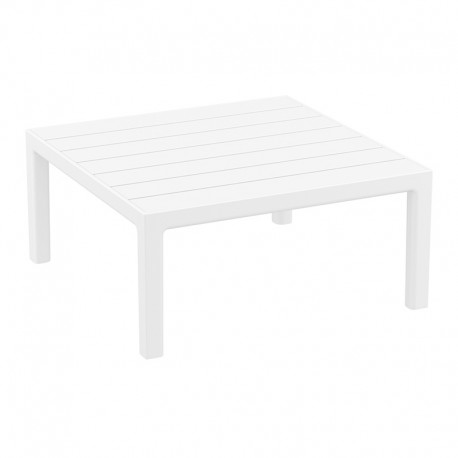 20-0941 PORTOFINO LOUNGE ΤΡΑΠΕΖΙ WHITE 70X70X33εκ. ΠΟΛ/ΝΙΟΥ