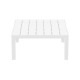 20-0941 PORTOFINO LOUNGE ΤΡΑΠΕΖΙ WHITE 70X70X33εκ. ΠΟΛ/ΝΙΟΥ