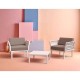 20-0941 PORTOFINO LOUNGE ΤΡΑΠΕΖΙ WHITE 70X70X33εκ. ΠΟΛ/ΝΙΟΥ