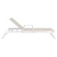 20-0692 TROPIC ΞΑΠΛΩΣΤΡΑ ΜΕ ΜΠΡΑΤΣΑ WHITE/TAUPE ΑΛΟΥΜ-ΠΟΛ/ΝΙΟΥ 210X72X31εκ.