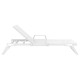 20-0691 TROPIC ΞΑΠΛΩΣΤΡΑ ΜΕ ΜΠΡΑΤΣΑ WHITE/WHITE ΑΛΟΥΜ-ΠΟΛ/ΝΙΟΥ 210X72X31εκ.