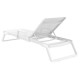 20-0691 TROPIC ΞΑΠΛΩΣΤΡΑ ΜΕ ΜΠΡΑΤΣΑ WHITE/WHITE ΑΛΟΥΜ-ΠΟΛ/ΝΙΟΥ 210X72X31εκ.
