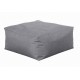 30821-22530-55 Γκρί Αδιάβροχο Ανεξίτηλο Πούφ 75x75x35(h)cm