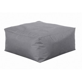30821-22530-55 Γκρί Αδιάβροχο Ανεξίτηλο Πούφ 75x75x35(h)cm