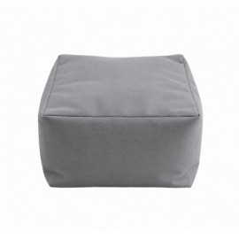 41233-213733-55 Γκρί Αδιάβροχο Ανεξίτηλο Πούφ 53x53x33(h)cm