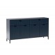 JAR045/5 Μπουφές LINKA 165 μπλε indigo 165x41x86
