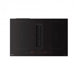 Midea MIH742FY58K2Y Επαγωγική Εστία Αυτόνομη με Ενσωματωμένο Απορροφητήρα & Λειτουργία Κλειδώματος