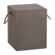 ΣΚΑΜΠΟ ΤΕΤΡΑΓΩΝΟ FIBER CEMENT ΜΕ ΧΕΡΟΥΛΙΑ ZAK HM6581.01 ΣΕ ΓΚΡΙ 36x36x45.5Υεκ