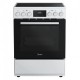 Midea MFO24D-AE4R10F(WH) Ελεύθερη Ηλεκτρική Κουζίνα 60cm 4 Εστίες Κεραμικές 70Lt 10 Πρ/τα  A Τηλεσκοπικό Αέρα & Grill Λευκό Α