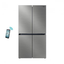 Midea MDRM923CIE46M Ψυγείο Ντουλάπα 706lt Full No Frost Υ177.5xΠ90.8xΒ73.6cm Inox E