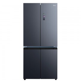 Midea MDRM587BIE70 Ψυγείο Ντουλάπα 450lt Full No Frost Υ191xΠ75.3xΒ60cm Μαύρο E