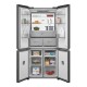 Midea MDRM587BIE70 Ψυγείο Ντουλάπα 450lt Full No Frost Υ191xΠ75.3xΒ60cm Μαύρο E