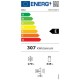 Midea MDRM587BIE70 Ψυγείο Ντουλάπα 450lt Full No Frost Υ191xΠ75.3xΒ60cm Μαύρο E