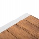 ΤΡΑΠΕΖΙ ΕΞΩΤ.ΧΩΡΟΥ GOYA HM6059.01 ΑΛΟΥΜΙΝΙΟ ΛΕΥΚΟ & POLYWOOD 160X80Χ75Υεκ.