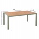 ΤΡΑΠΕΖΙ ΕΞΩΤ.ΧΩΡΟΥ GOYA HM6059.07 ΑΛΟΥΜΙΝΙΟ ΣE OLIVE GREEN & POLYWOOD 160X80Χ75Υεκ.