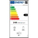 Midea MDRB457FGE46 Ελεύθερος Ψυγειοκαταψύκτης No Frost E  330 Lt, 186x59.5x57.1 cm Inox E