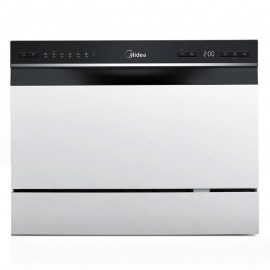 Midea MDWTT0602MW-W Πλυντήριο Πιάτων Πάγκου για 6 Σερβίτσια 55cm με Wi-Fi Λευκό D