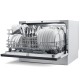 Midea MDWTT0602MW-W Πλυντήριο Πιάτων Πάγκου για 6 Σερβίτσια 55cm με Wi-Fi Λευκό D