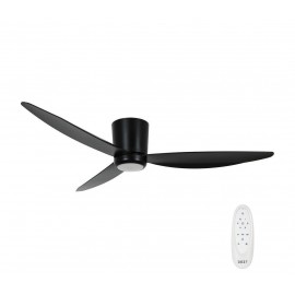 Beacon Lucci Array 8021610749 Ανεμιστήρας Οροφής 137cm 35W με Φως & Τηλεχειριστήριο Μαύρος