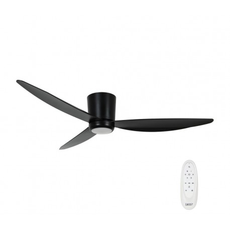 Beacon Lucci Array 8021610749 Ανεμιστήρας Οροφής 137cm 35W με Φως & Τηλεχειριστήριο Μαύρος