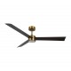 Lucci Air Climate IV 8021610549 Ανεμιστήρας Οροφής 132cm με Φως Καφέ / Χρυσός