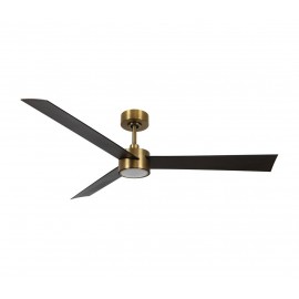 Lucci Air Climate IV 8021610549 Ανεμιστήρας Οροφής 132cm με Φως Καφέ / Χρυσός